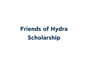 Friends of Hydra Scholarship